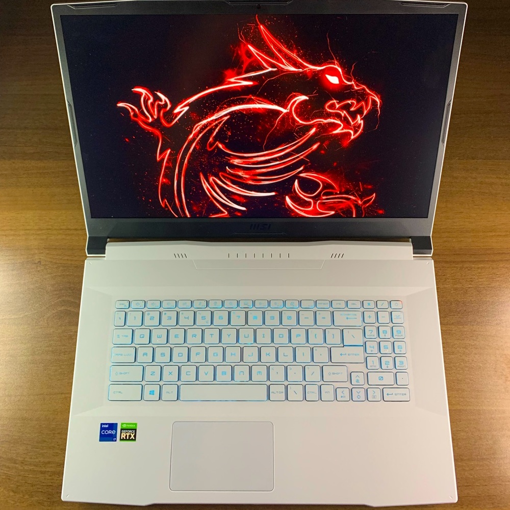MSI Sword 17 A11UD-428 17.3” Gaming Laptop Computer Platinum Collection - White